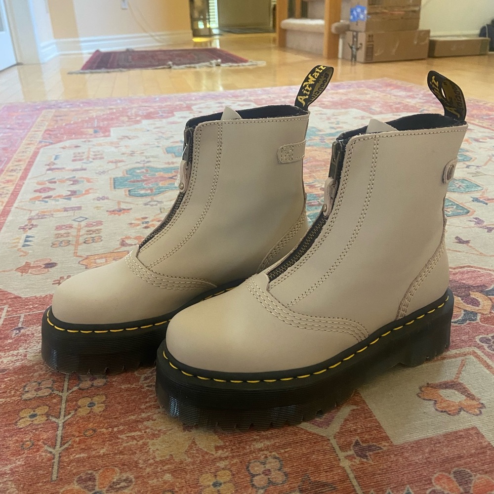 Dr. Martens Women's Cream Boots